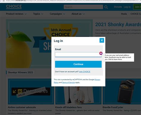 choice log in.